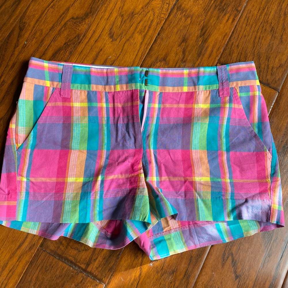 JCrew plaid shorts